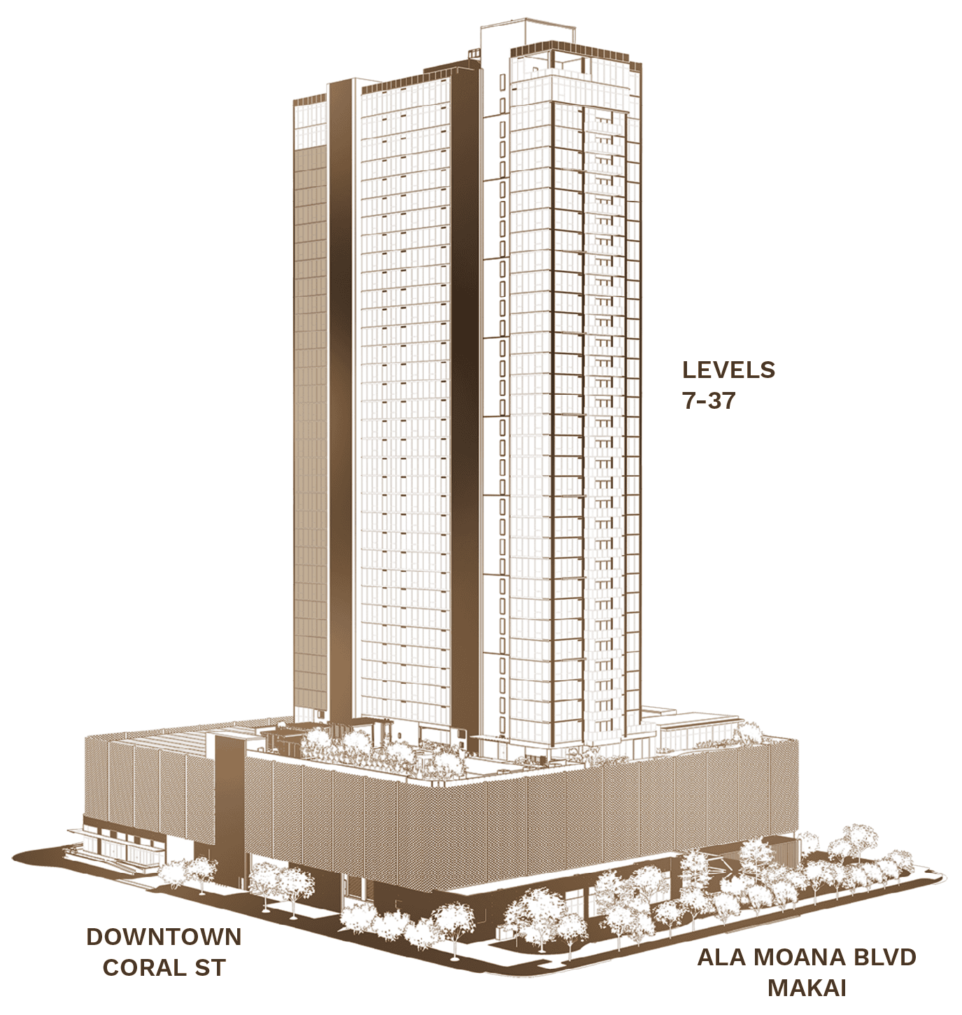 Residence 08, Type I tower context